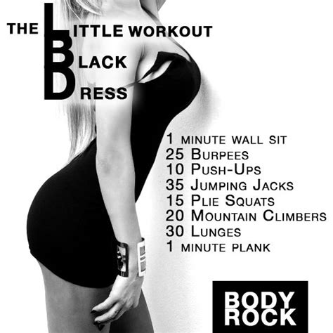 The Little Black Dress Workout Hiit Blog Fitness Motivation Hiit