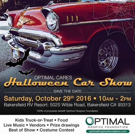Optimal Cares Halloween Car Show At Bakersfield Rv Resort Bakersfield