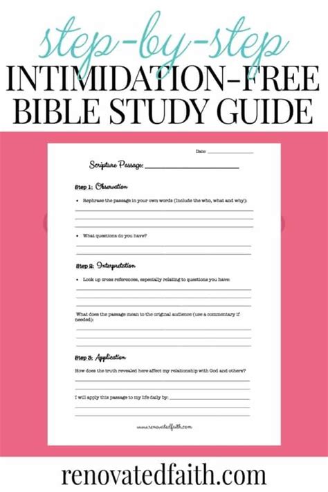 Free bible class books / workbooks: How to Study the Bible For Beginners (Free Inductive Bible ...