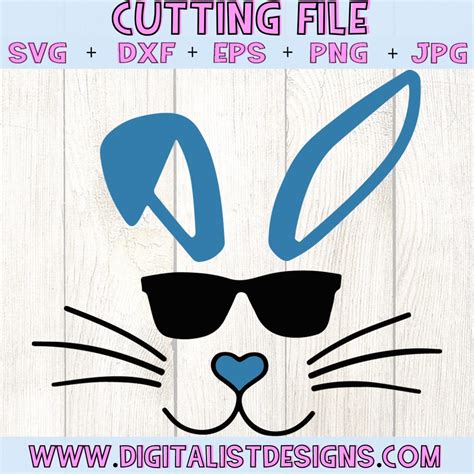 Sunglasses Bunny SVG | DigitalistDesigns