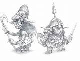 Goblin Goblins Trolls sketch template