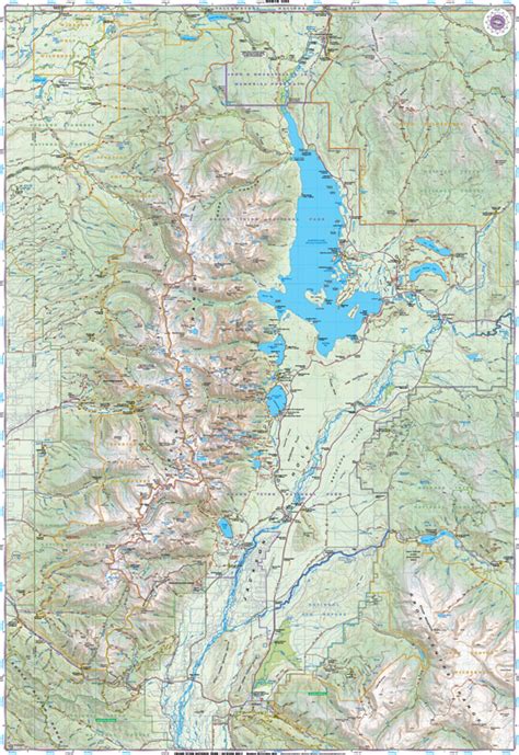 Buy A Grand Teton National Park Map Teton Backcountry Rentals