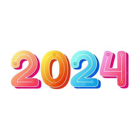 2024 로고 벡터 2024년 새해 배너 디자인 Png 일러스트 및 벡터 에 대한 무료 다운로드 Pngtree