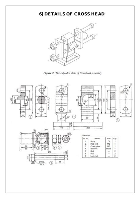 Assembly And Details Machine Drawing Pdf Mechanical Design