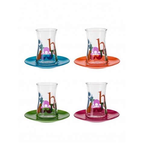 Buy Cok Turkish Tea Glass Set For Six Grand Bazaar Istanbul Online