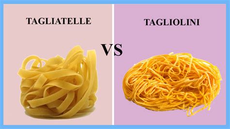 Tagliatelle vs Tagliolini | thosefoods.com