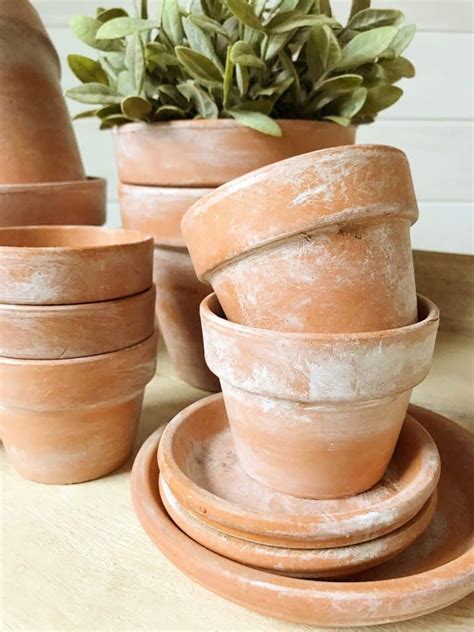 How To Age Terra Cotta Pots Using Paint At Home With The Barkers