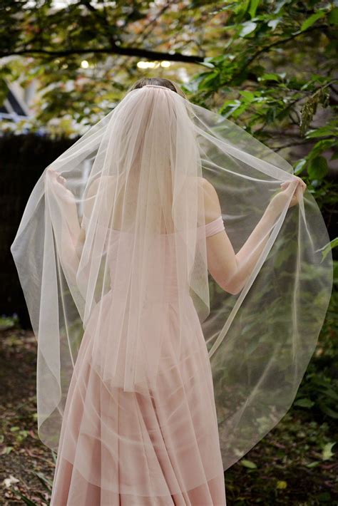 Melbourne Wedding Veils Layla Two Tier Fingertip Veil Bridal Veils