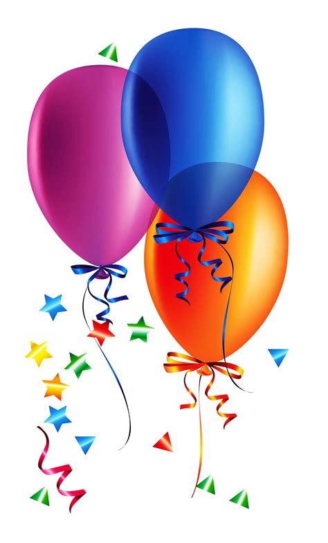 Happy Birthday Balloons Png Clip Art Library