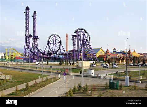 Sochi Park Theme Park Stock Photo Alamy