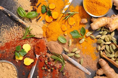 Assorted Spices Stock Image Image Of Variety Dish 101742047
