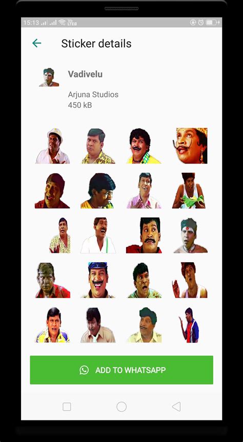 Install tamil fancy style stickers for whatsapp messenger. 34+ Ini Vadivelu Stickers For Whatsapp Iphone Terkeren ...