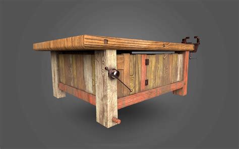 Workbench 3d Model By Btvisuals