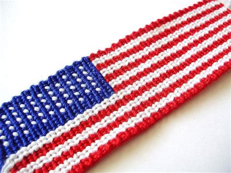 American Flag Friendship Bracelet Tutorial How To Make Etsy