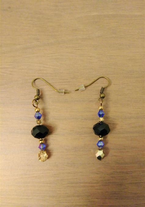 Bronze Dangle Earrings By Thebeadedcactusshop On Etsy Dangle Earrings