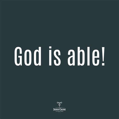 God Is Able Inspirational Quotes Shortquotescc