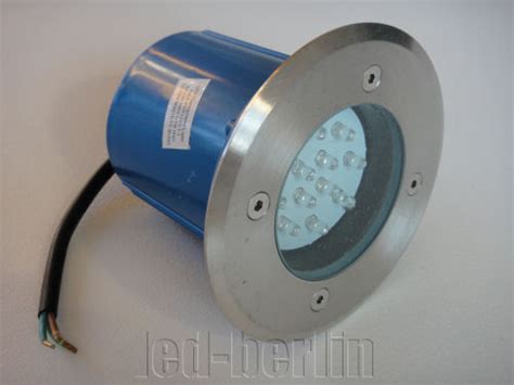 Sie eignen sich ideal um hausfassaden, wände oder werbeschilder von unten zu illuminieren. LED Bodeneinbaustrahler Boden Strahler Leuchten IP67 230V ...