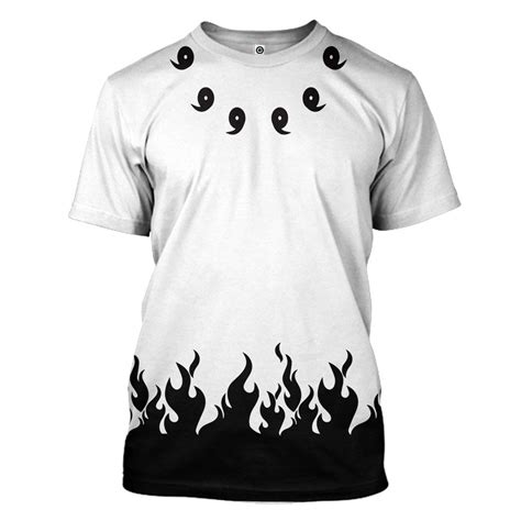 Naruto T Shirt Naruto Obito Sage Of Six Paths Black White Costume Shirt