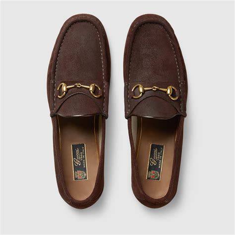 Gucci Men 1953 Horsebit Suede Loafer 307929clb002140