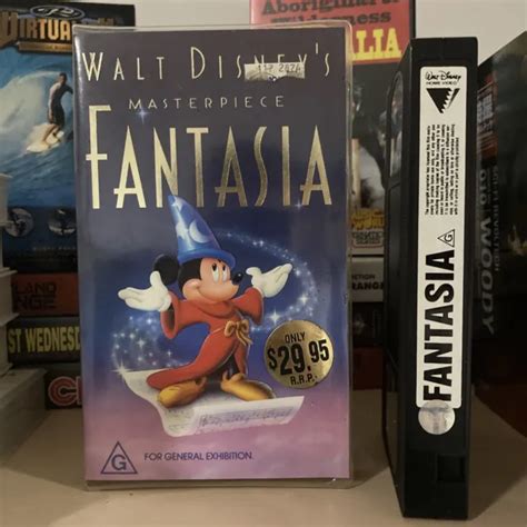 WALT DISNEYS MASTERPIECE Fantasia VHS Movie Video Cassette Tape