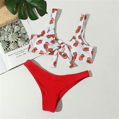 women s piece of swimsuit print flora bikini sexy siamese bikini bathing suit fruugo dk
