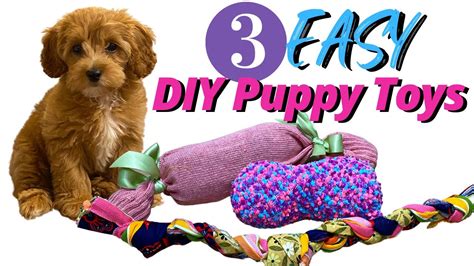 3 Easy Diy Dog Toys Tutorial Youtube