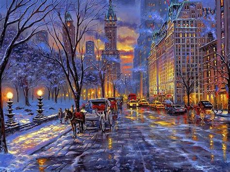 97 Best Christmas Paintings And Cards Images On Pinterest Christmas