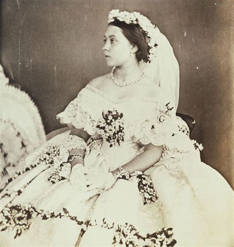 Empress Victoria 1840 1901 When Princess Royal In Her Wedding Dress