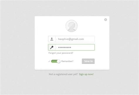A Refined Login Screen Psd Layered Free Psd In Photoshop Psd Psd