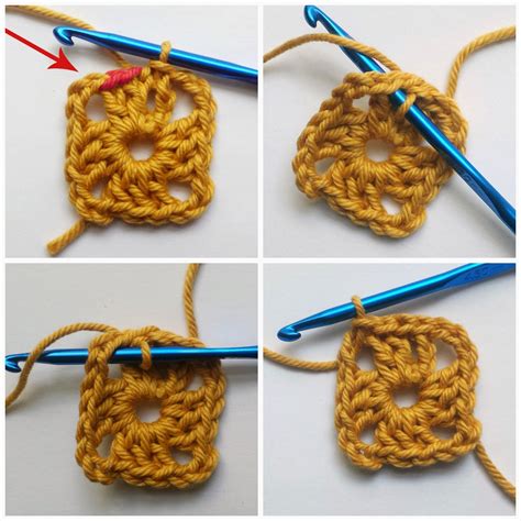 Crochet Granny Square Tutorial ~ Hooked By Robin Crochet Granny Square