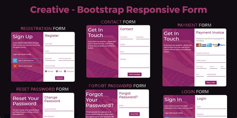 Creative Bootstrap Responsive Popup Form By Krcreative18 Codester