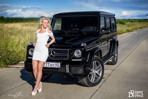 Cars And Girls Sexy Russian Girl Poses With Mercedes G63 Amg