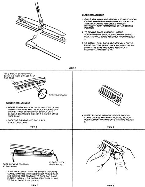 Repair Guides Windshield Wipers Windshield Wiper Blade And Arm