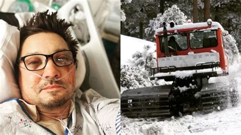 Jeremy Renner Survived Getting Run Over By A 14 330 Pound Snowcat Here