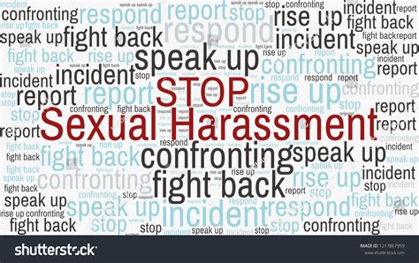 Sexual Harassment Word Cloud Concept 스톡 일러스트 1217867959 Shutterstock