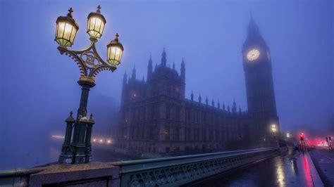 Big Ben From Westminster Bridge Foggy London Photograph Backiee