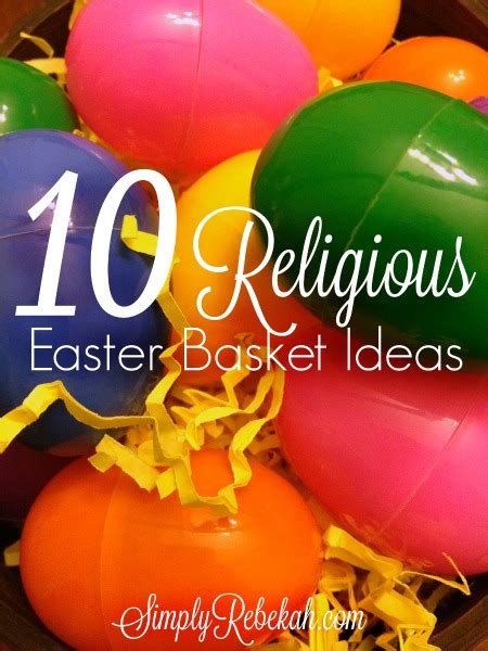 10 Religious Easter Basket Ideas