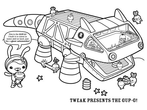 Free Printable Octonauts Coloring Pages
