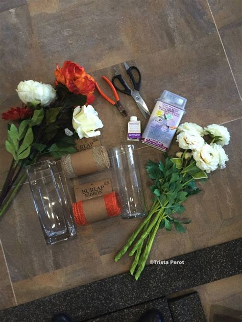 Make Fake Water For Artificial Flowers Tried And True By Trista
