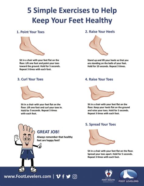 5 Simple Exercises To Help Keep Your Feet Healthy