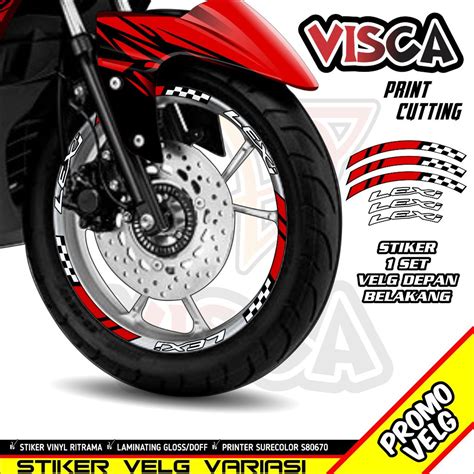 Jual Stiker Velg List Velg Motor Cutting Sticker Velk Lexi Variasi