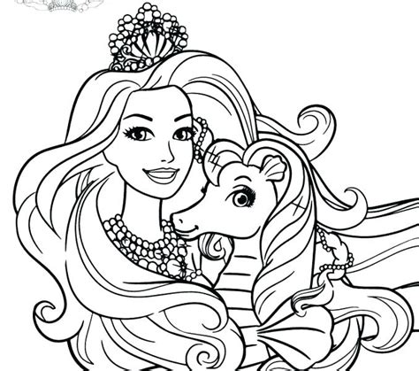 Her full name is barbie millicent roberts. Barbie Coloring Pages at GetColorings.com | Free printable ...