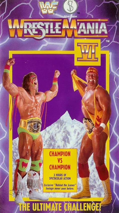 Wwf Wwe Magazine Wrestlemania Vi Hulk Hogan Ultimate Warrior Snake