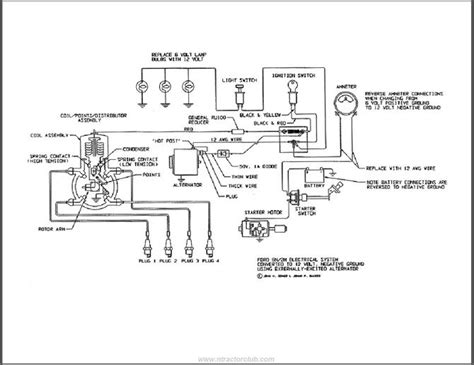 Ford 9n 12v Tractor Starter Solenoid Wiring Diagram Database