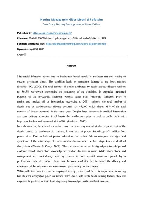 Individual reflective report example on animal cruelty; 006 Reflective20cycle Essay Example Gibbs Reflective ...