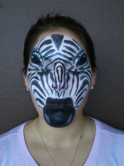 Zebra Makeup