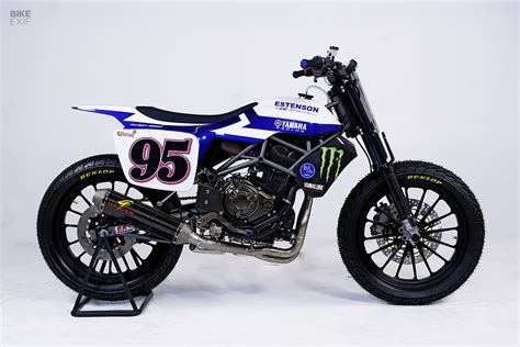 Auto And Bike Blog Race Bred Jeff Palhegyis Yamaha Mt07 Flat Tracker