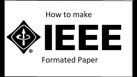 Ieee strongly encourages use of the conference manuscript templates provided below. How to make IEEE Formated paper? - YouTube