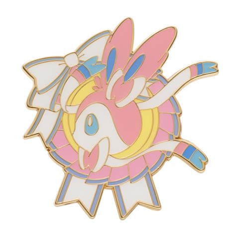 Pokemon Center 2017 Eevee Collection Colorful Pin Badge Sylveon Pins