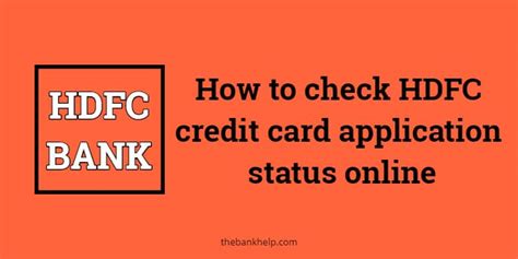 Sep 26, 2018 · checking credit card status through air way bill number. How to check HDFC credit card application status?